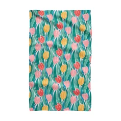 Tranquil Tulips Tea Towel