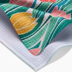 Tranquil Tulips Tea Towel