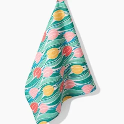Tranquil Tulips Tea Towel