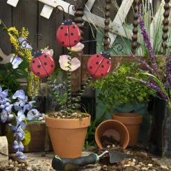 Triple Lady Bug Stake