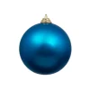 Turquoise Matte Ball Ornament, 8"