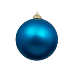 Turquoise Matte Ball Ornament, 8"