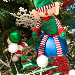 Turquoise Matte Ball Ornament, 8"