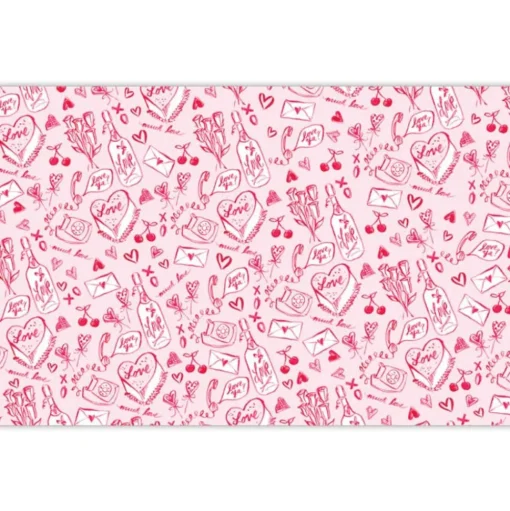 Valentine Toile Placemat Set
