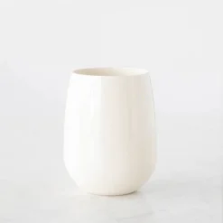 Vanilla Stemless Wine Glass