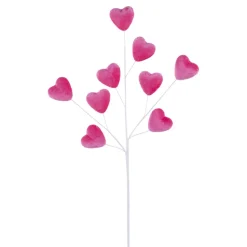 Velvet Heart Spray, Pink