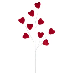 Velvet Heart Spray, Red