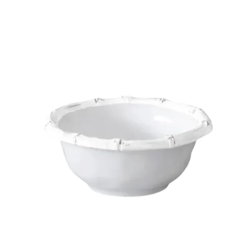 VIDA Bamboo Small Dip Bowl, White