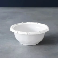 VIDA Bamboo Small Dip Bowl, White