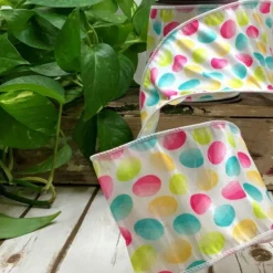 Watercolor Egg Ribbon, 4" X 10YD