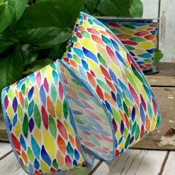 Watercolor Petal Ribbon 2.5“x10yds