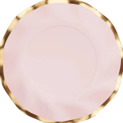 Wavy Salad Plate, Everyday Blush