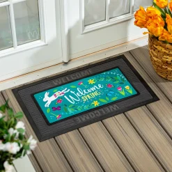 Welcome Spring Bunny Sassafras Switch Mat