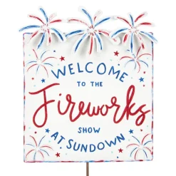 Welcome to The Fireworks Show Sign