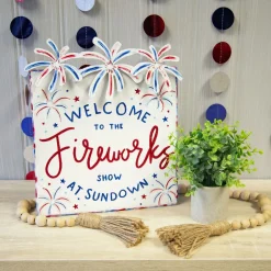 Welcome to The Fireworks Show Sign