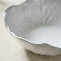 White Cabbage Serving Bowl