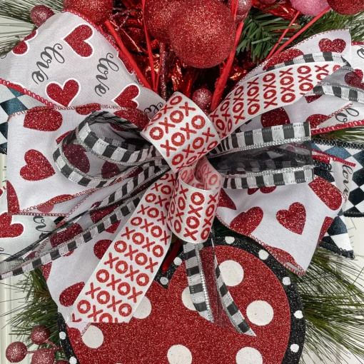 White Heart Love - 2.5"X10YD