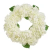 White Hydrangea Wreath, 26"