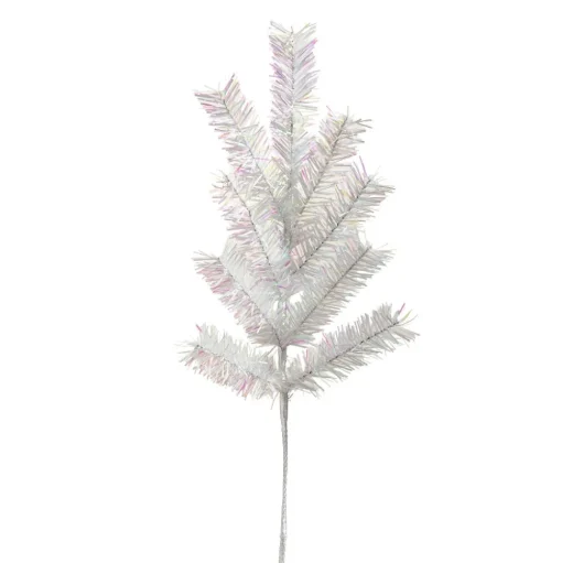 White Tinsel Spray