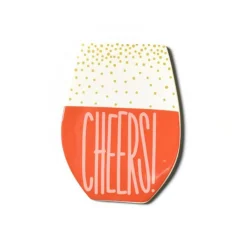 Wine Cheers Big Attachment by Happy Everything!