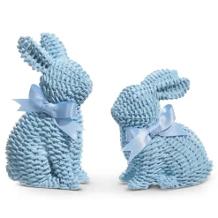 Woven Bunnies, Blue