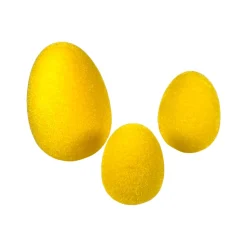 Yellow Flocked Eggs