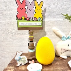 Yellow Flocked Eggs