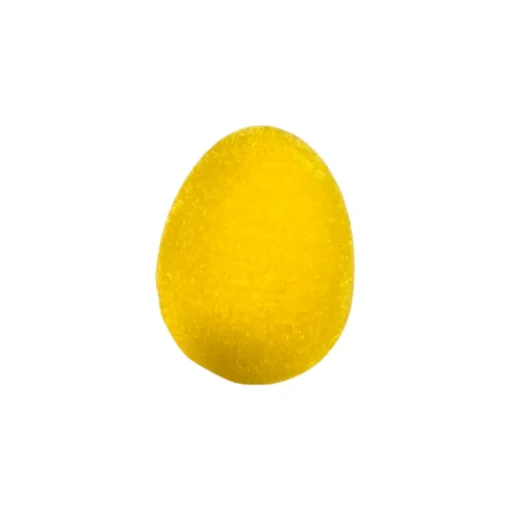 Yellow Flocked Eggs