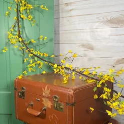 Yellow Forsythia Garland 6'