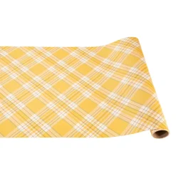 Yellow Plaid Runner