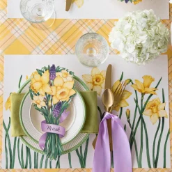 Yellow Plaid Runner