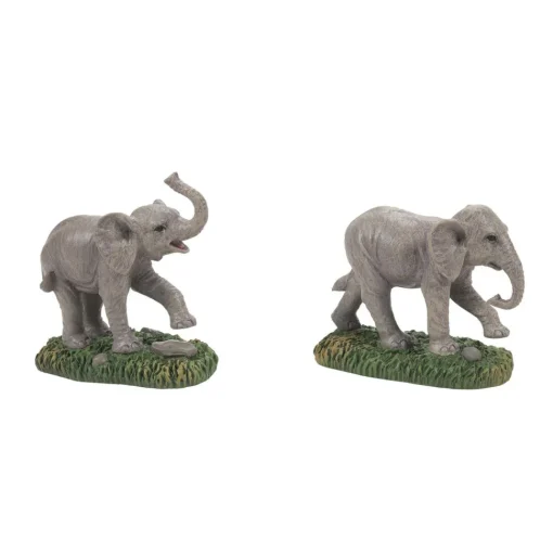 Zoological Garden Elephant Set, Dept. 56 Village