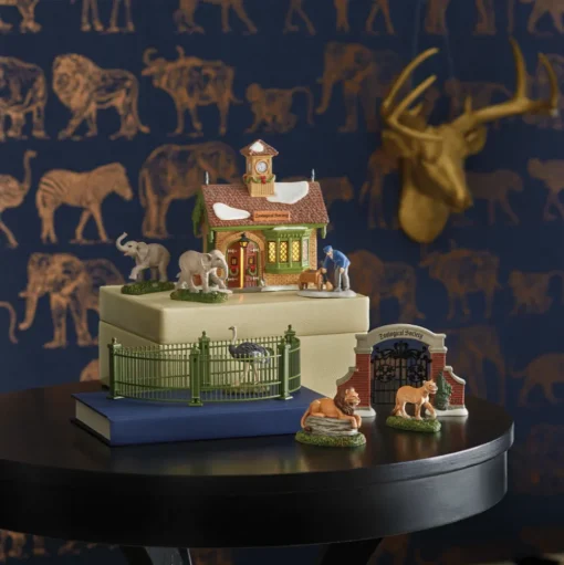 Zoological Garden Elephant Set, Dept. 56 Village