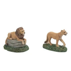 Zoological Gardens Lions Set, Dept. 56 Village